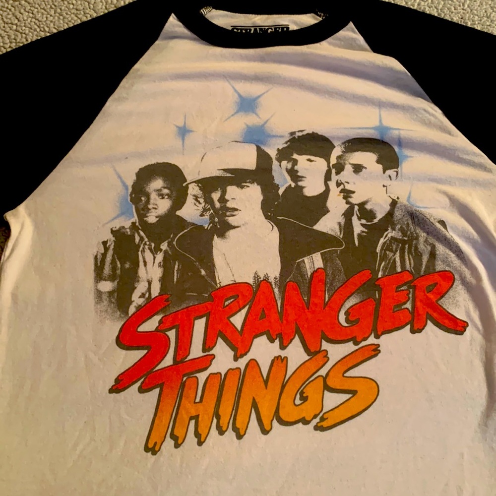 Stranger Things  baseball shirt